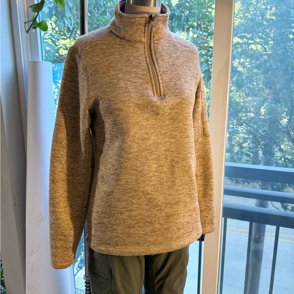 Lands’ End Fleece Quarter-Zip Pullover – Size Small
